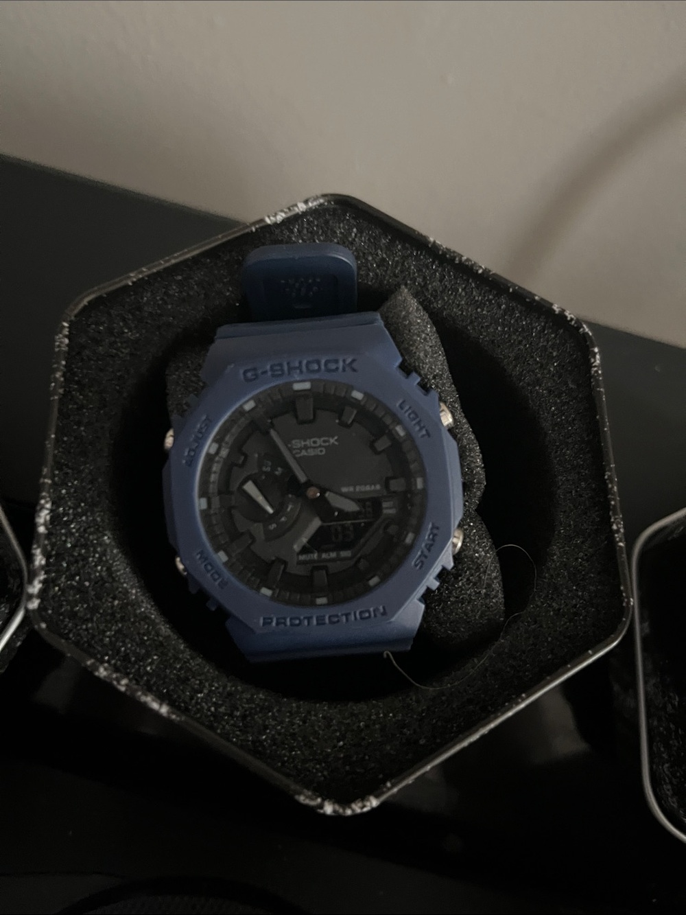 G-Shock Blue Resin Analog-Digital Sport Watch